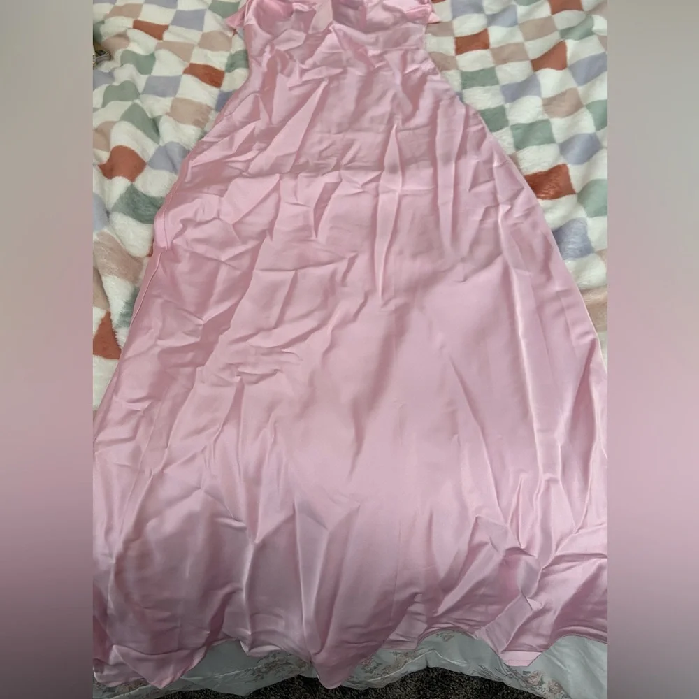 NWT PRINCESS POLLY AZURA PINK MAXI DRESS SIZE 6 - Picture 3 of 11